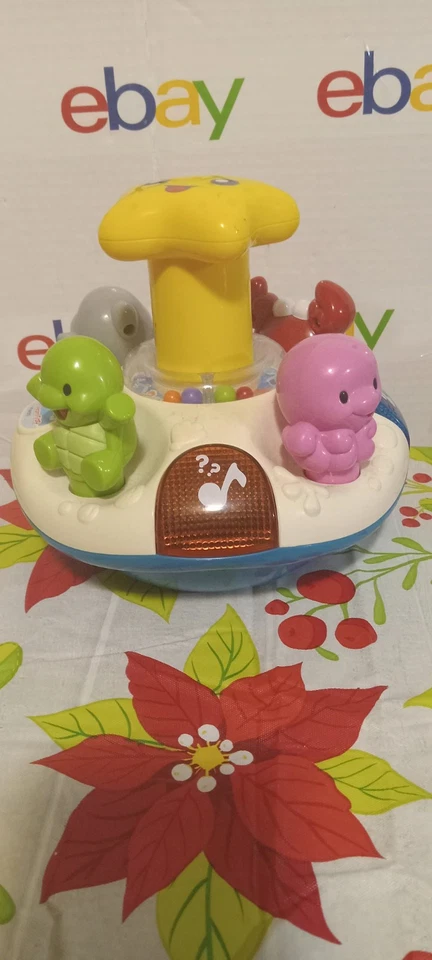 Juguete de aprendizaje Vtech Spin and Learn Top animales marinos números colores música funciona Foto 2 de 2