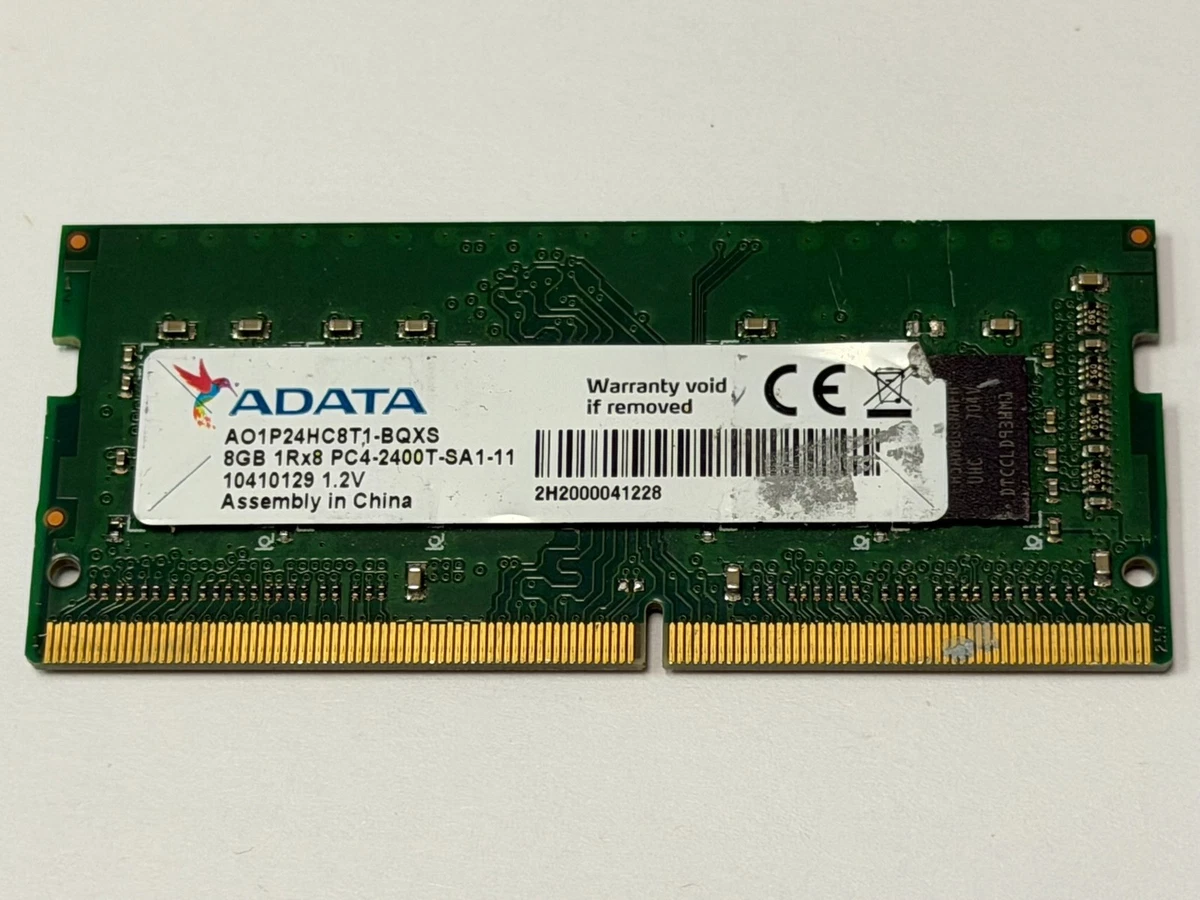 ADATA DDR4 SDRAM 8 GB Total Capacity Memory (RAM) for sale | eBay
