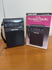 Vintage Radio Shack AM/FM Pocket Radio Works No Earphones