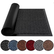 Door Mat Indoor Outdoor Washable Floor Mat Non Slippery Heavy Duty Rubber Mats