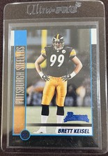 2002 Bowman Brett Keisel Rookie Pittsburgh Steelers #218 Mint