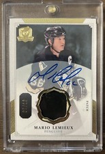 2013 2013-14 The Cup Gold Rainbow Jersey Auto #66 Mario Lemieux 07/10 Pittsburgh
