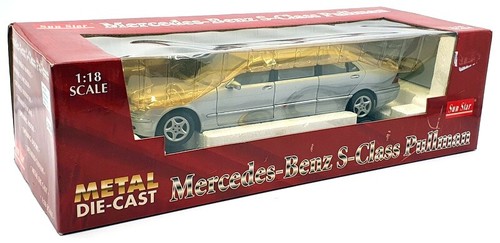 Sunstar 1/18 Scale 4114 - Mercedes Benz S Class Pullman Limousine Silver - Picture 5 of 5