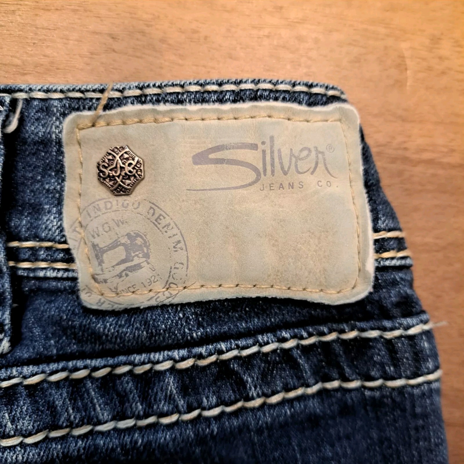 Silver Jeans Womens Suki Blue Boot Cut Jeans Sz 32x30