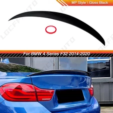 Gloss Black Rear Trunk Spoiler MP Style For 2014-2020 BMW 4 Series F32 Coupe 2D