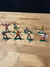 Lot of 8 Pirate Figures Toys Figurines Plastic Small Size Cake Toppers Toys Seal