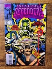 THE SECRET DEFENDERS 11 DIRECT EDITION TOM GRINDBERG COVER MARVEL 1994 A