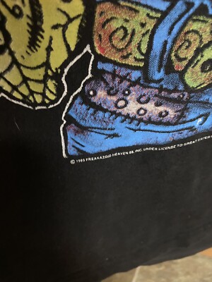 Vintage 1995 White Zombie Freaks and Human Oddities T Shirt XL Rob