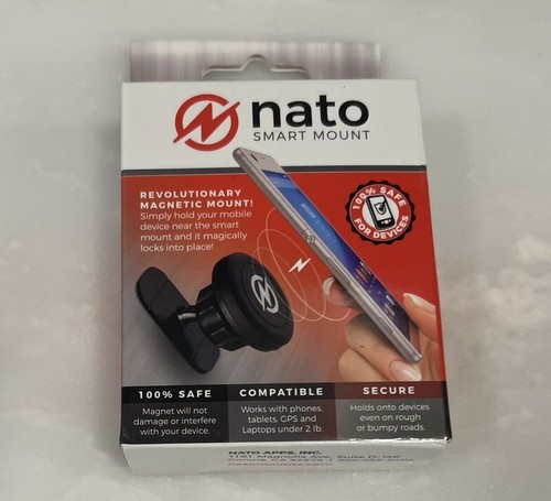 Nato Smart Mount Hands-Free Magnetic Cell Phone Holder New in Package - Picture 5 of 5