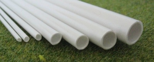 Round Tube Styrene ABS Strip Section Architecture Model Making 2mm - 10mm - Picture 1 of 2