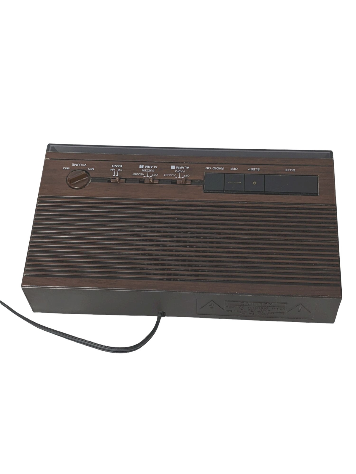 Vtg Panasonic AM/FM Dual Wake Up Alarm Clock Radio Model RC6080 Tested