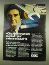 1977 NCR Computer Systems Ad - Mike Rousseau