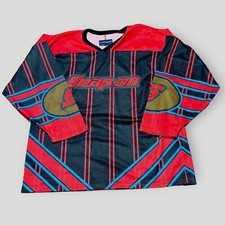 Snap-On Tools Swingster Hockey Jersey 96 Size XL Made in USA Red Vintage 90s