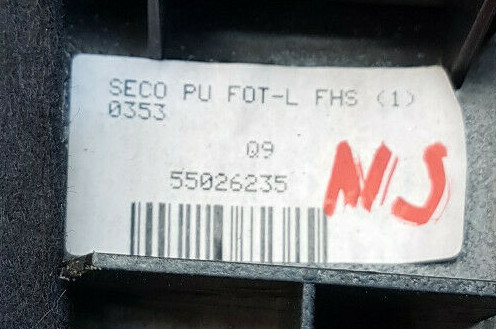 Panel de interruptor de ventana de puerta trasera izquierda pasajero MB S Clase W221 moldura envolvente crema - Imagen 8 de 12