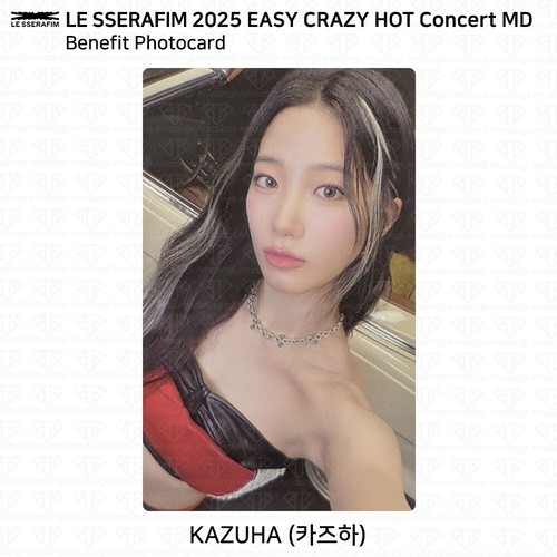 LE SSERAFIM 2025 Easy Crazy Hot Concert MD Benefit Photocard Film Photo KPOP - Picture 31 of 103