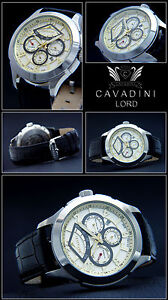 Cavadini Complete Calendar Automatic Men S Watch Japanese Caliber Miyota 9100 Ebay