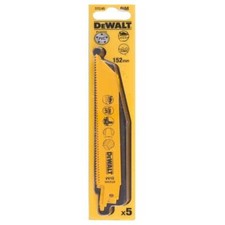 Image of DeWalt DT2345 Pack of 5 152mm General Purpose Bi-Metal Reciprocating Saw Blades