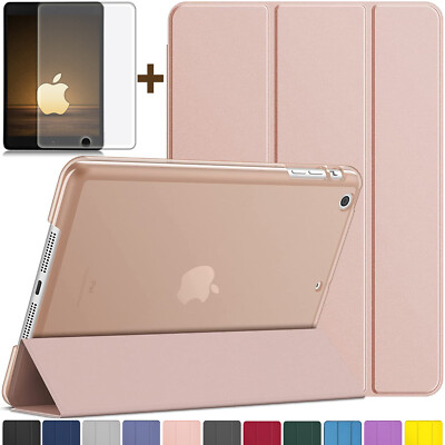 SMART COVER + SCHUTZGLAS HARTGLASFOLIE IPAD MINI 1 & 2 & 3 7.9'' HÜLLE CASE -3