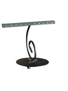 4.5 In High Raw Steel 5 Pair Earring Jewelry Display Fixture Retail Pre-owned