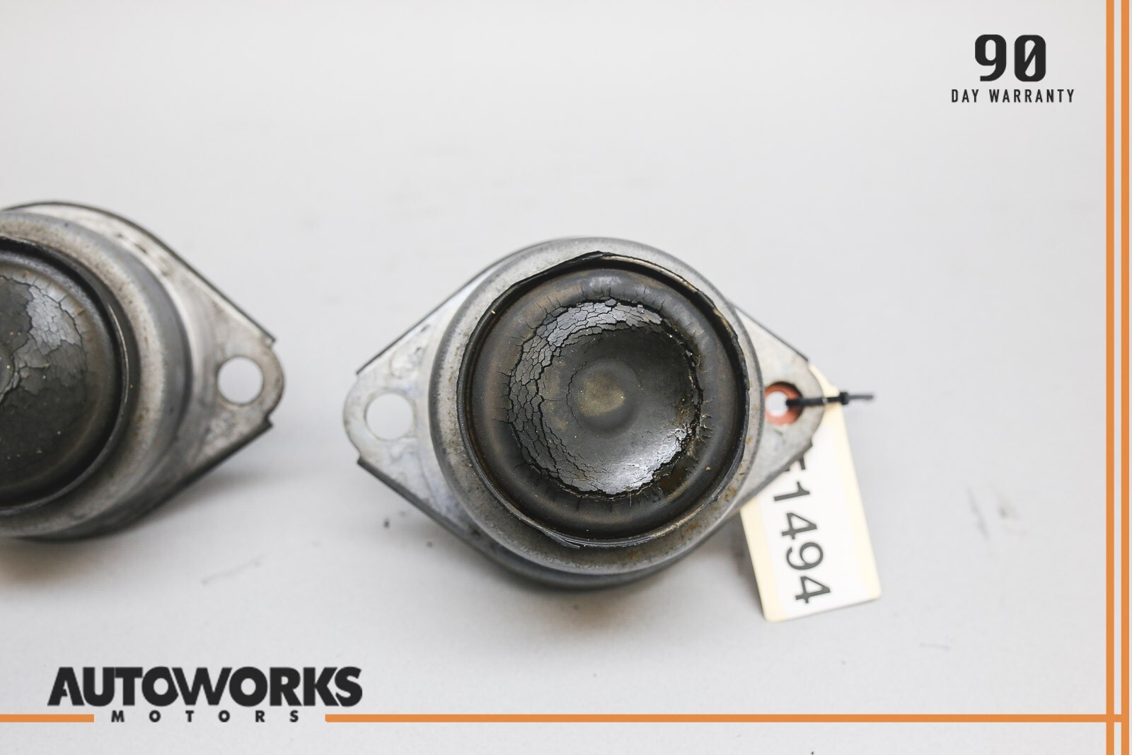 03-12 Maserati Quattroporte M139 Left & Right F1 Transmission Mount Set of 2 OEM