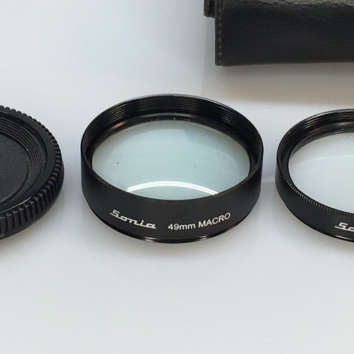 Sonia 49mm Close Up Filter Set *Macro * 1 * 2 * 4 * W/ Nikon Cover and Case - Picture 11 of 12