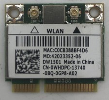 Dell Inspiron N5010 Laptop DW1501 WiFi Wireless Card- WHDPC