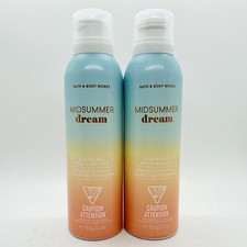 2-PACK BATH  BODY WORKS MIDSUMMER DREAM CLEANSING BODY MOUSSE ALOE  VITAMIN E