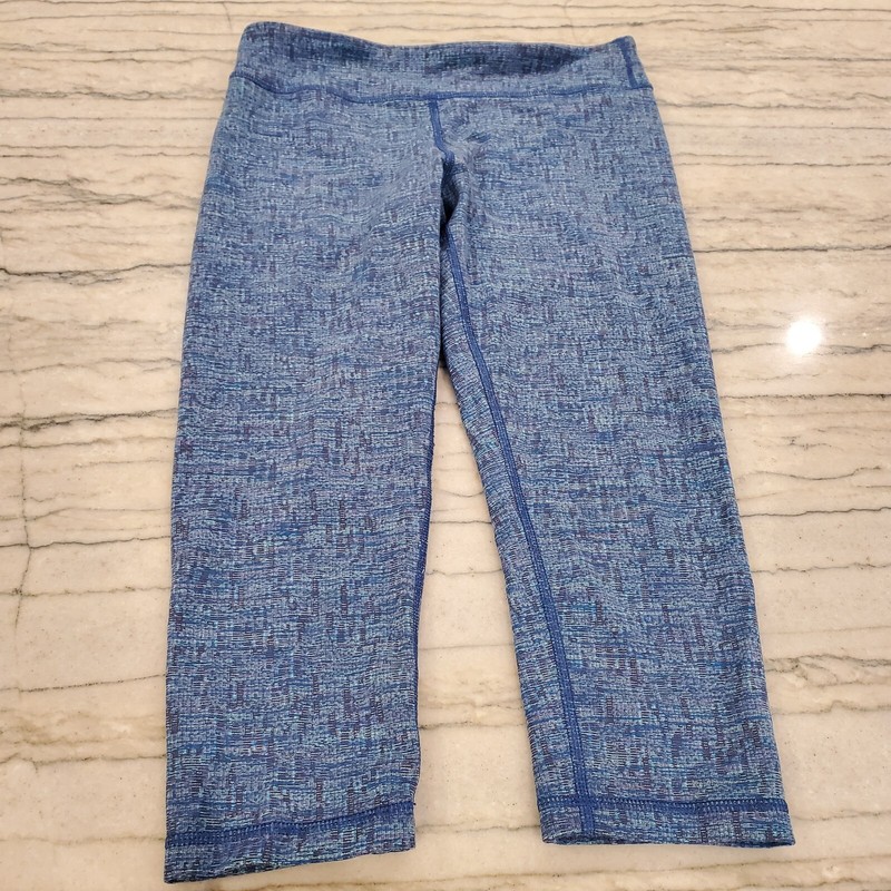 Ivivva Girls Blue Capri Leggings Size 14
