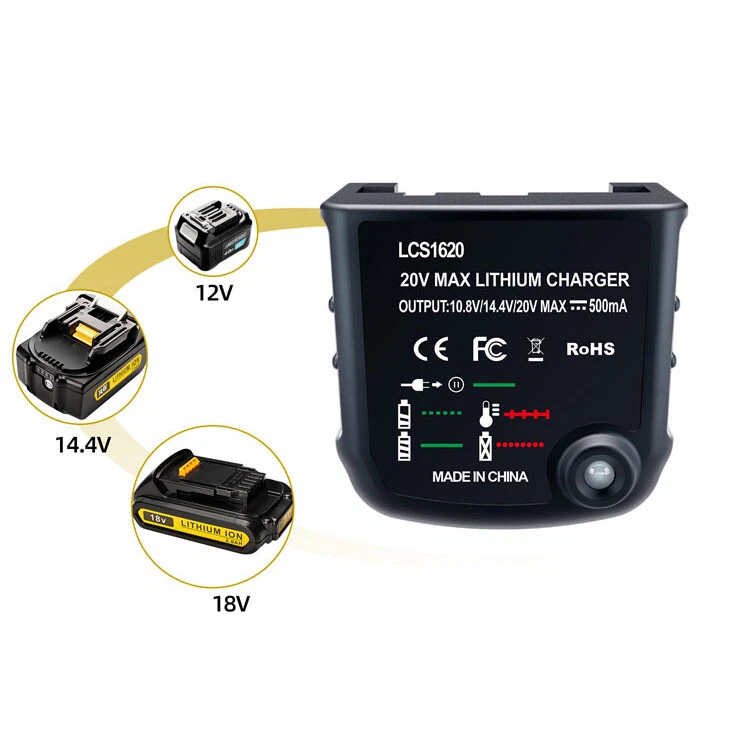 Replacement Battery Charger for LCS1620 Black Decker 12V 18V