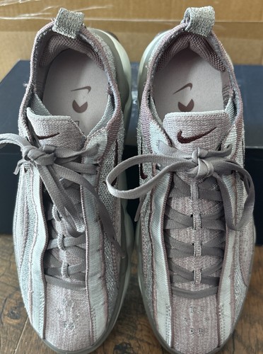 NIKE Mujer Flyknit Bloom Taupe Púrpura Gris FD2149 200- Talla 7 - Imagen 2 de 6