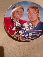 Gartlan Bobby & Brett Hull Plate Hockeys Golden Boys