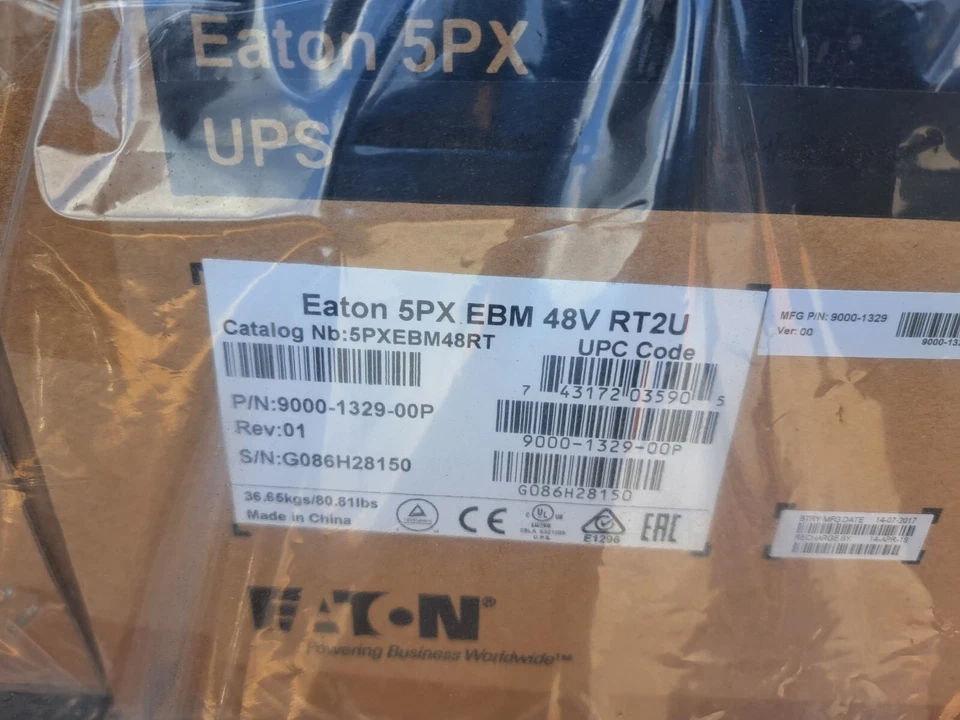 Eaton UPS External Battery Module 5PX EBM 48V RT2U FOR 5PX 1500/2000 5PXEBM48RT - Image 2 of 4