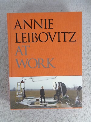 Annie Leibovitz At Work Orange Hardcover Book Photography Art Photojournalism