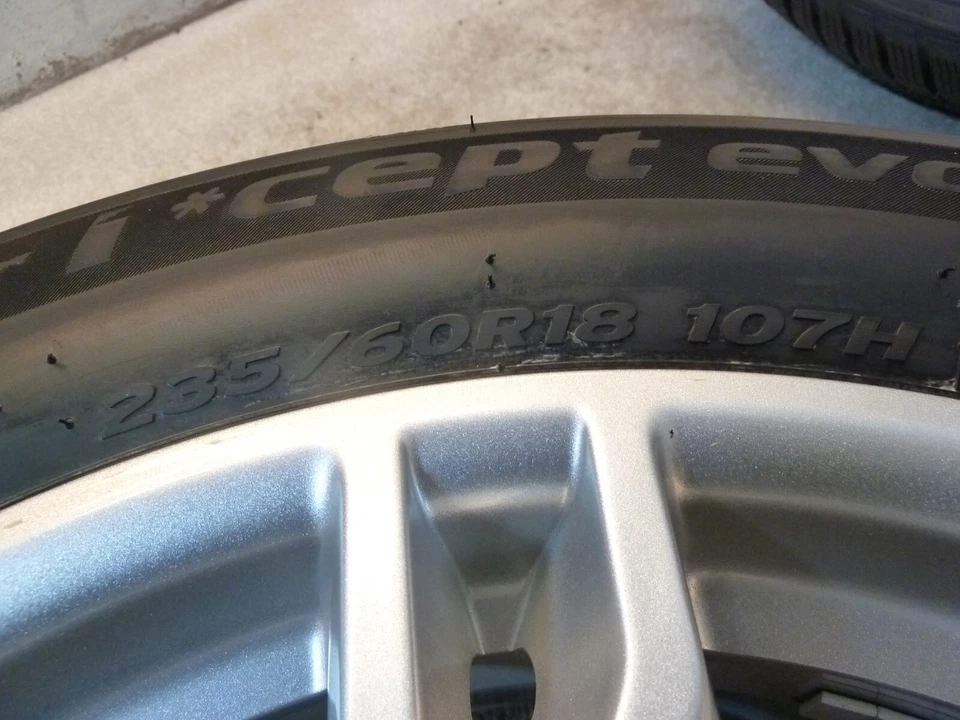 Neue original Range Rover Evoque 1 L538 Winterräder 235/60R18 TMPS Np. 2.380,-- - Bild 4 von 4