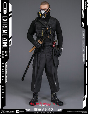 Damtoys EBS001 Extreme zone Sakifuji 崎藤 DAMTOYS DAM EBS001 Extreme Zone Samurai SAKIFUJI Craig 1/6 Figure
