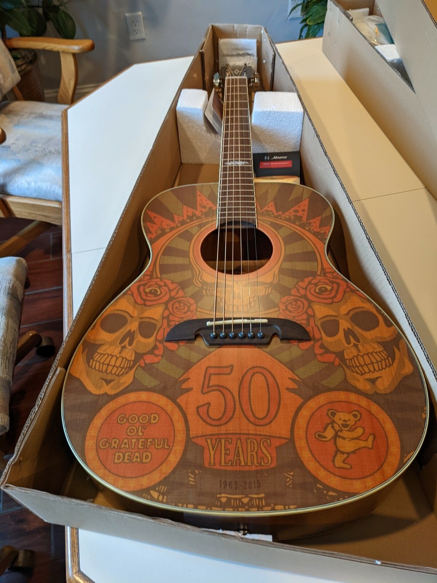 ミュージック 50th Anniversary Premium Members New Alvarez Grateful Dead 50th Anniversary Acoustic Guitar