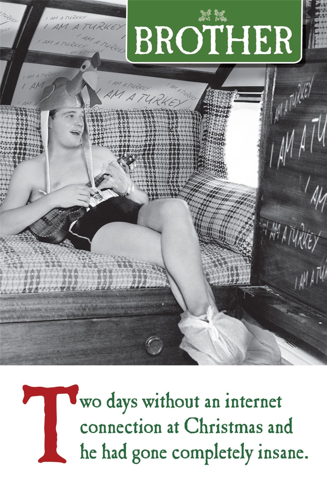 On The Ceiling, Internet, Brother, Christmas Card, 159x235mm