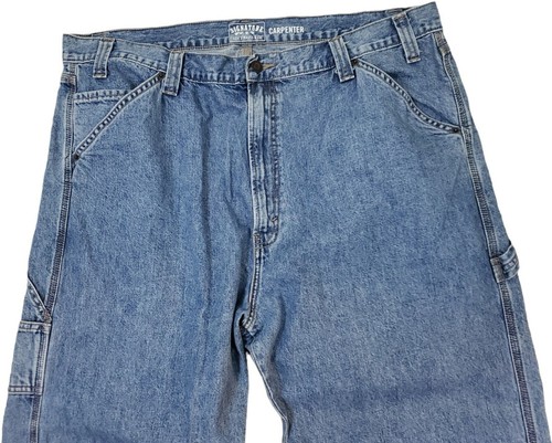 Signature by Levi Strauss & Co. Men's and Big Men's Carpenter Jeans Size 42×32 - Picture 8 of 16