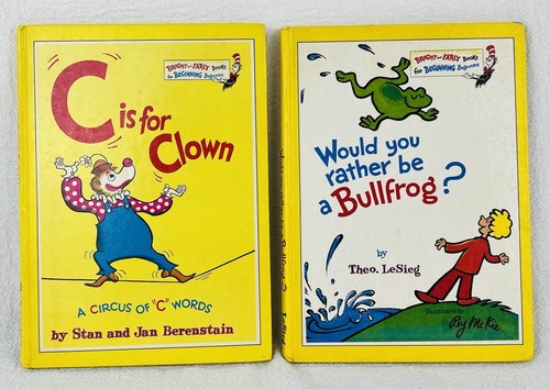 Vintage Dr. Seuss Bright & Early Books Kids Beginners Hardcover Lot x8 1960s/70s - Picture 10 of 20