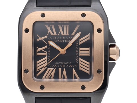 CARTIER Santos 100 MM W2020007 #L378 | eBay 