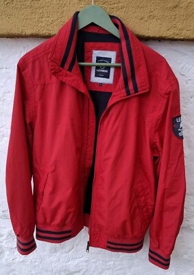 Herren Blouson Gr. L - Lerros- rot/marine