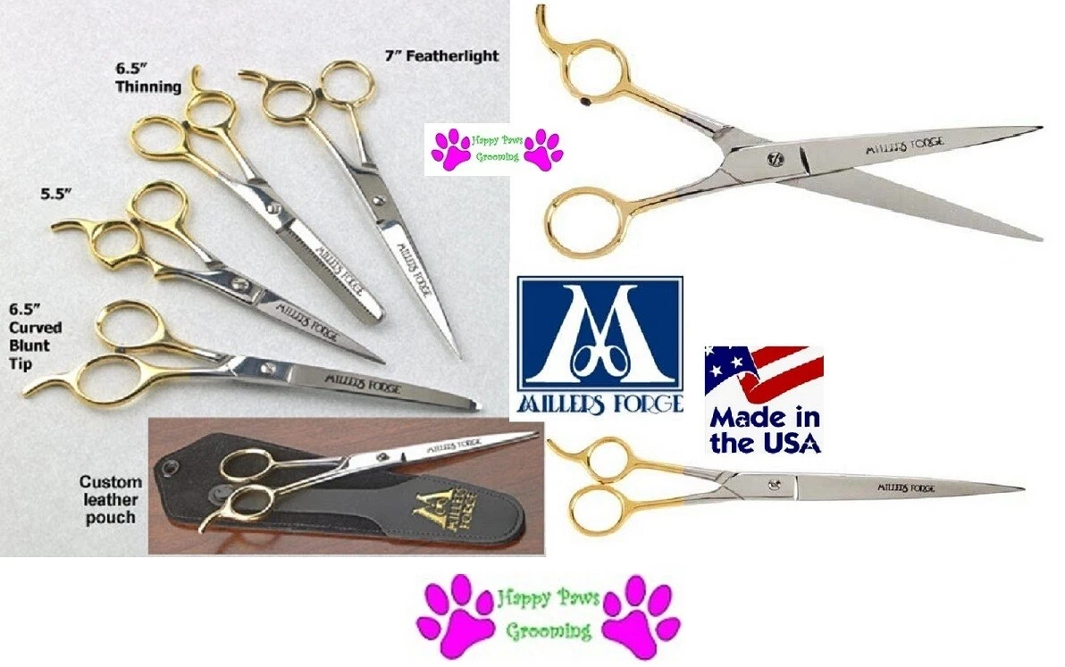 MILLERS FORGE Pet Grooming Ice Tempered Stainless Steel Gold SHEARS Scissor&Case
Opens in a new wind