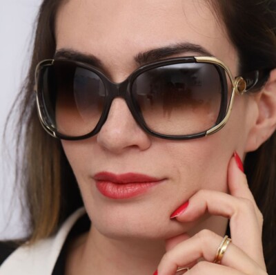 New- Christian Dior Copacabana 791JJ Oversized Havana Frame