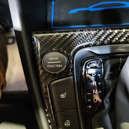 Carbon Optik Mittelkonsole Schalttafel Rahmen Blende Abdeckung Für Hyundai Kona - Bild 4 von 5