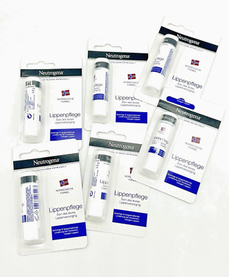 6x Neutrogena Lippenpflege Lippenpflegestift Glycerin - rissige trockene Lippen