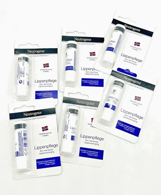 6x Neutrogena Lippenpflege Lippenpflegestift Glycerin - rissige trockene Lippen