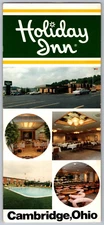 Postcard Multi-View Holiday Inn Cambridge Ohio  9" X 4" Oversize  LC-1