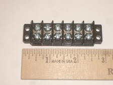 PHILMORE 13-1406 6 POLE 30A DUAL ROW TERMINAL BLOCK BARRIER STRIP 