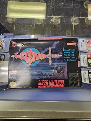 Legend (Super Nintendo | SNES) Authentic With BOX and Cartridge | eBay