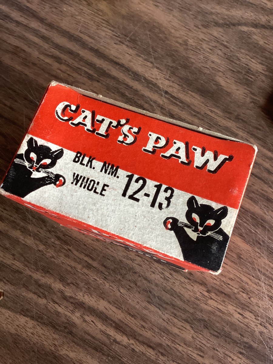 キャッツポウヒールBOX Vintage Cats Paw Box Boot Heel Replacement Shoe Repair